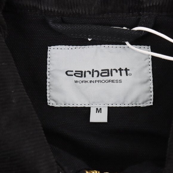 NWT Carhartt WIP Detroit Jacket (Spring) in Black (Rinsed) Dearborn Canvas (M) - Picture 5 of 6